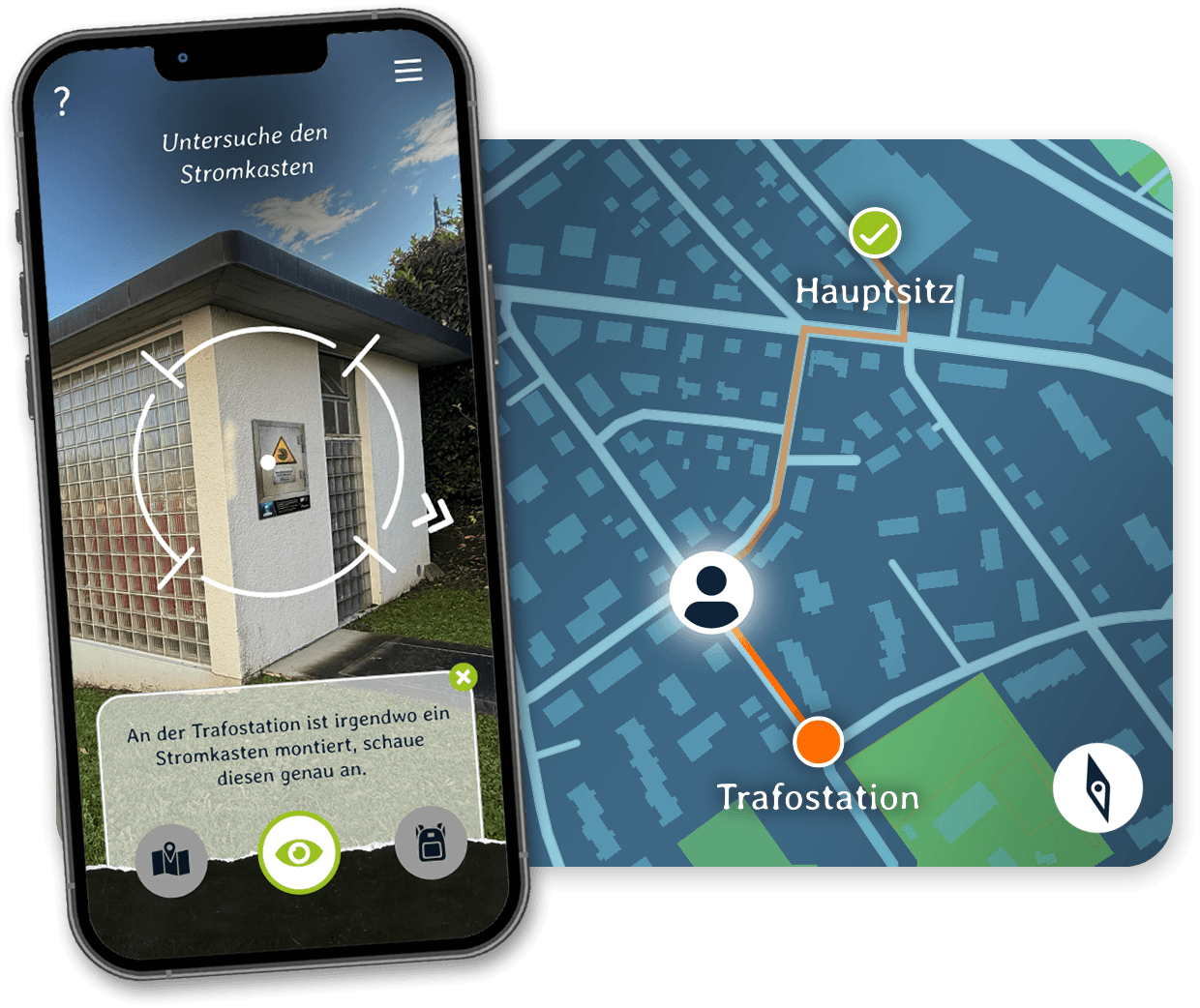 Orte von Glattwerk können in Augmented Reality Rätseln entdeckt werden