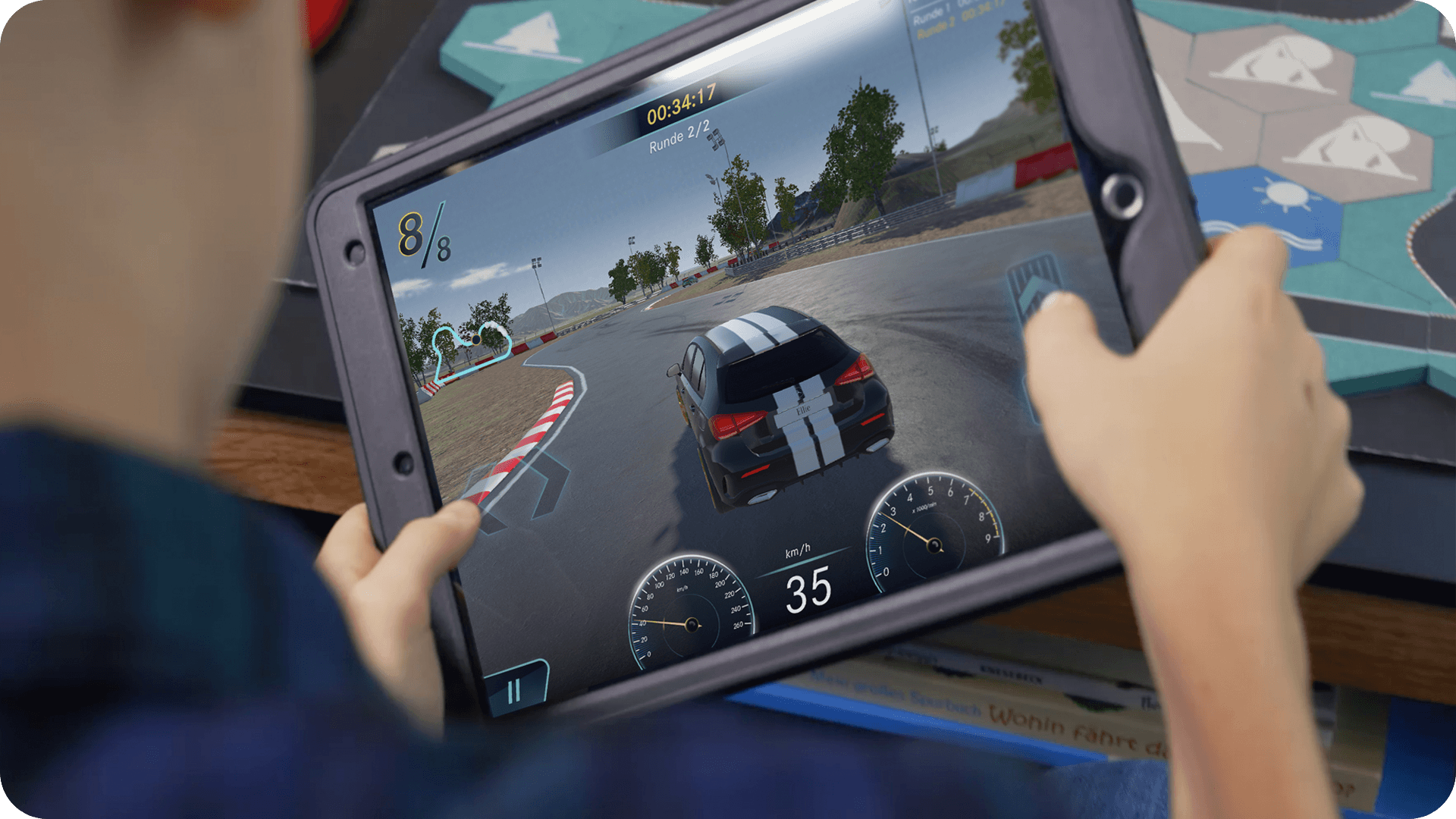 Realistisches 3D-Renngame f&uuml;r das iPad exklusiv f&uuml;r den Einsatz beim H&auml;ndler